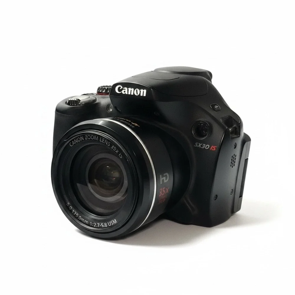 Canon PowerShot SX30 IS 14.1MP Digital Camera 35x Optical Zoom Black PC1560